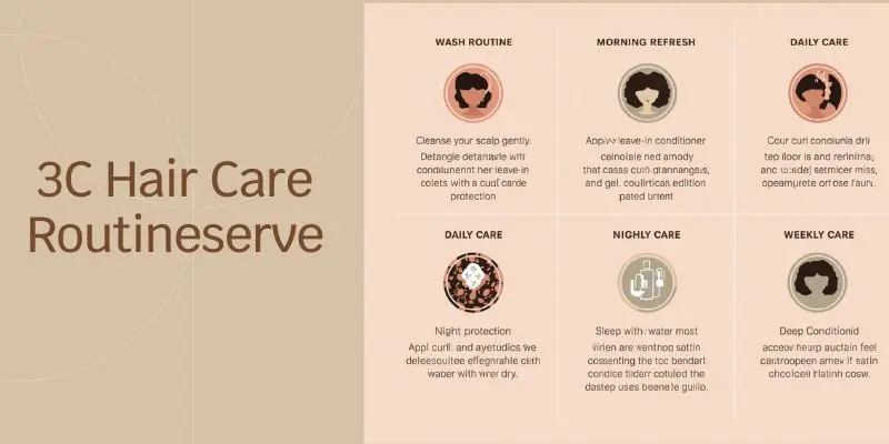 3C Hair Care Routine For Moisture Frizz Control And Curl Definition