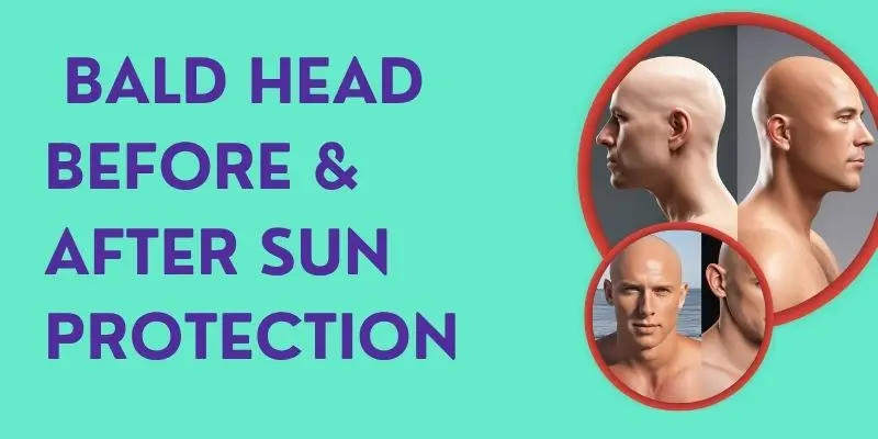 6. Bald Head Before After Sun Protection Before And After Sun Protection On Bald Head