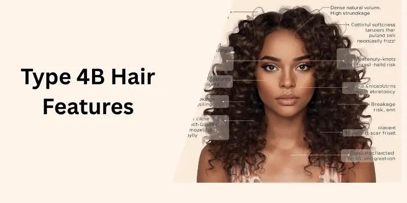 Type 4B Hair Characteristics With Z-Shaped Coils Dryness And Shrinkage