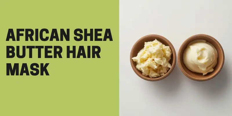 African Shea Butter Hair Mask Unrefined And Refined Shea Butter Shown Side By Side