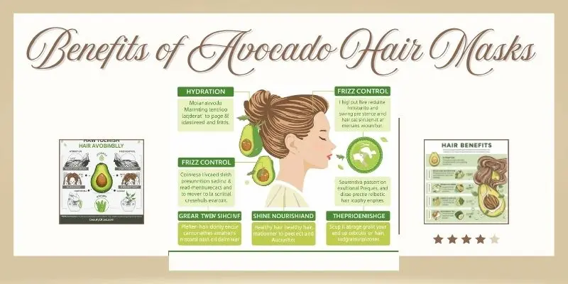 Hair Benefits Of Avocado Including Hydration Shine And Frizz Control
