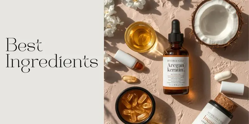 Best Ingredients To Look For In A Keratin Hair Mask 1 Hydrolyzed Keratin Argan Oil Biotin And Ceramides For Healthy Hair
