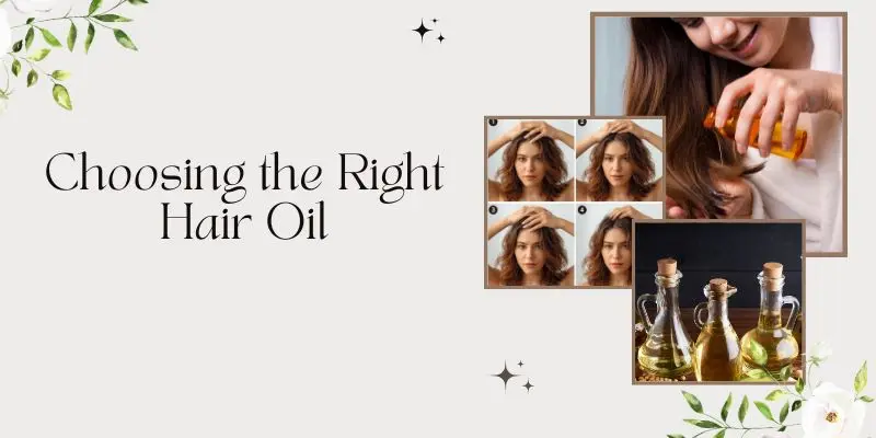 Step-By-Step Hair Oil Application Showing Pre-Wash, Post-Wash, Scalp Massage, And Hair Ends Treatment
