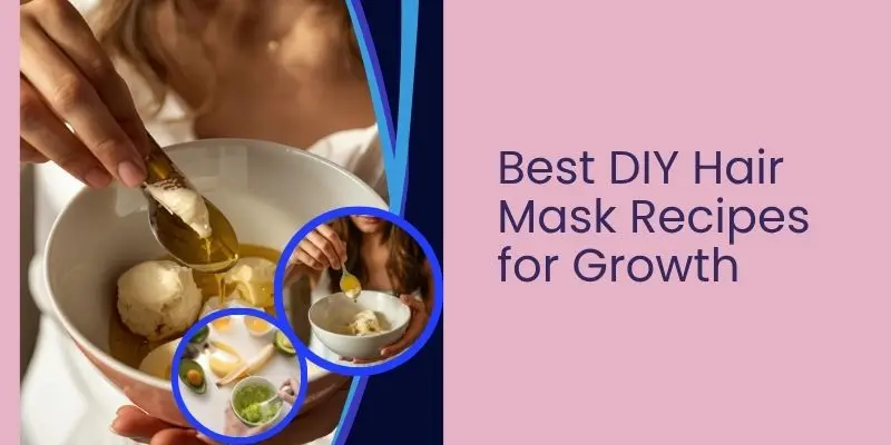 Diy Recipes Woman Making A Diy Hair Mask At Home
