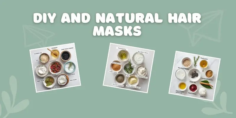 Diy And Natural Hair Masks Diy And Natural Hair Mask Ingredients Like Flaxseed, Rice Water, Aloe, And Clay