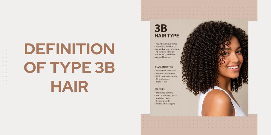 Definition Of Type 3B Hair 1 Type 3B Hair With Defined Medium-Sized Corkscrew Curls And Natural Volume