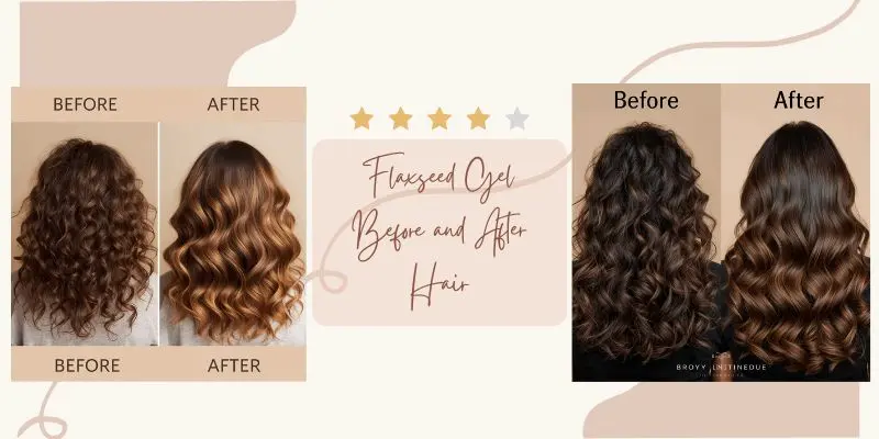 Flaxseed Gel Before And After Results On Frizzy Hair