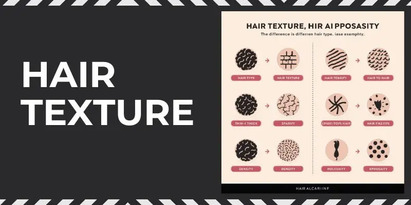 Infographic Explaining Hair Texture Types, Density, And Porosity