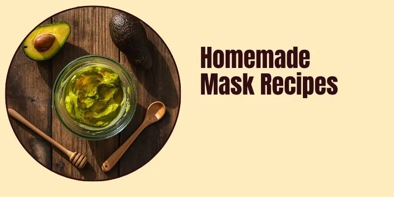 Glass Bowl With Mashed Avocado, Honey, And Olive Oil For Diy Mask