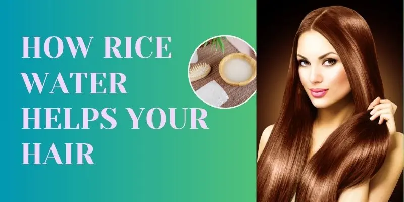 How Rice Water Helps Your Hair Close-Up Of Shiny, Smooth Hair Strands After Using Rice Water For Strength, Shine, And Softness.