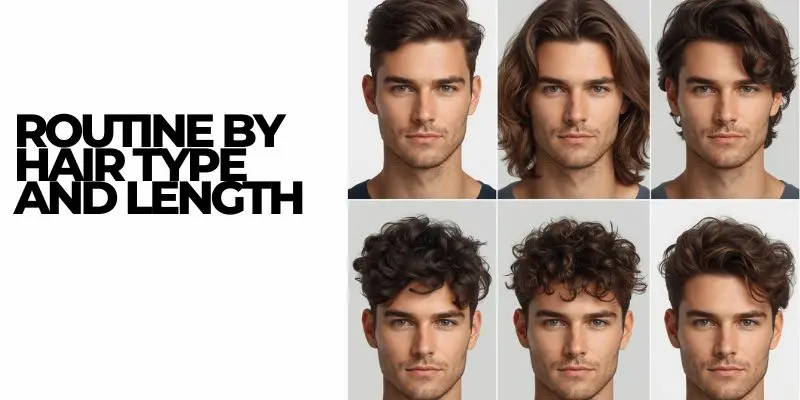 Men’s Hair Routine By Hair Type And Length