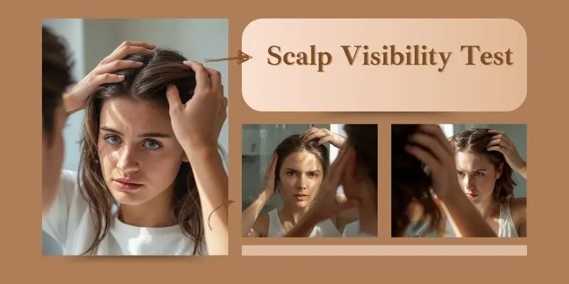 How To Check Hair Density With Scalp Visibility Test