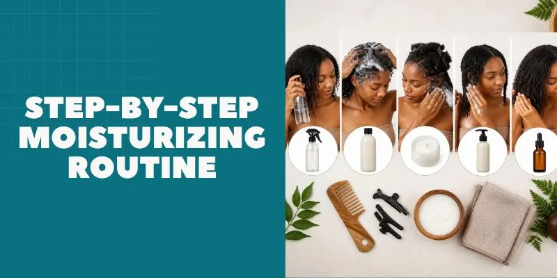 Step By Step Moisturizing Routine Step-By-Step 4C Hair Moisturizing Routine