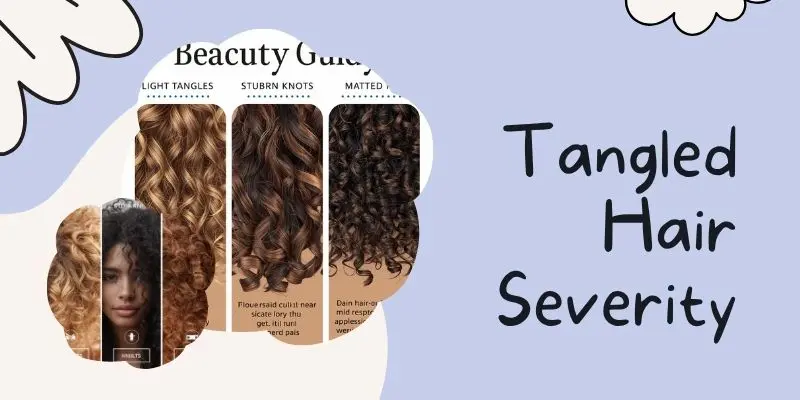 Different Levels Of Tangled Hair Including Light Tangles, Stubborn Knots, And Matted Hair
