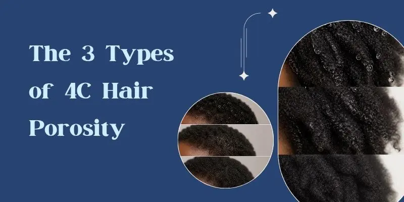 Low Medium And High Porosity 4C Hair Comparison
