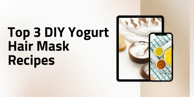 Yogurt hair mask