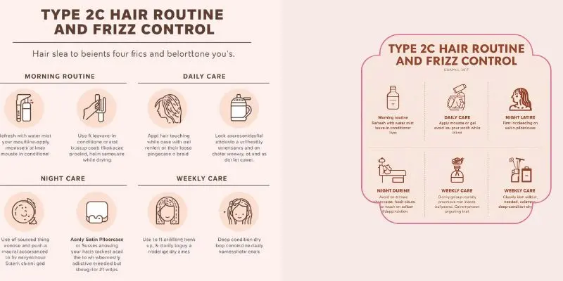 Type 2C Hair Routine For Frizz Control And Strong Waves