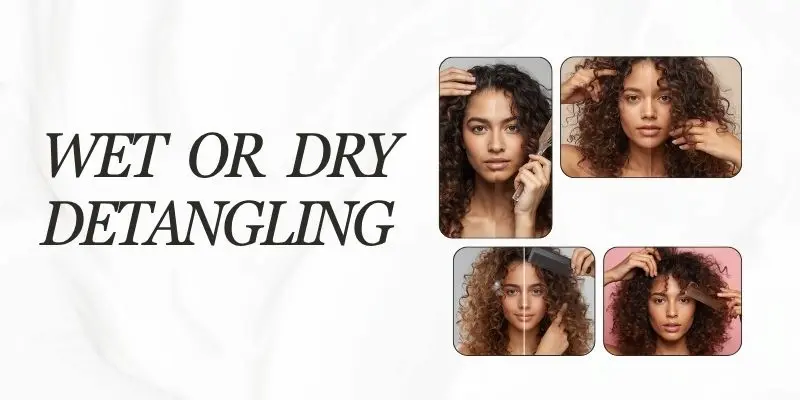 Wet Vs Dry Hair Detangling For Curly And Straight Hair Types